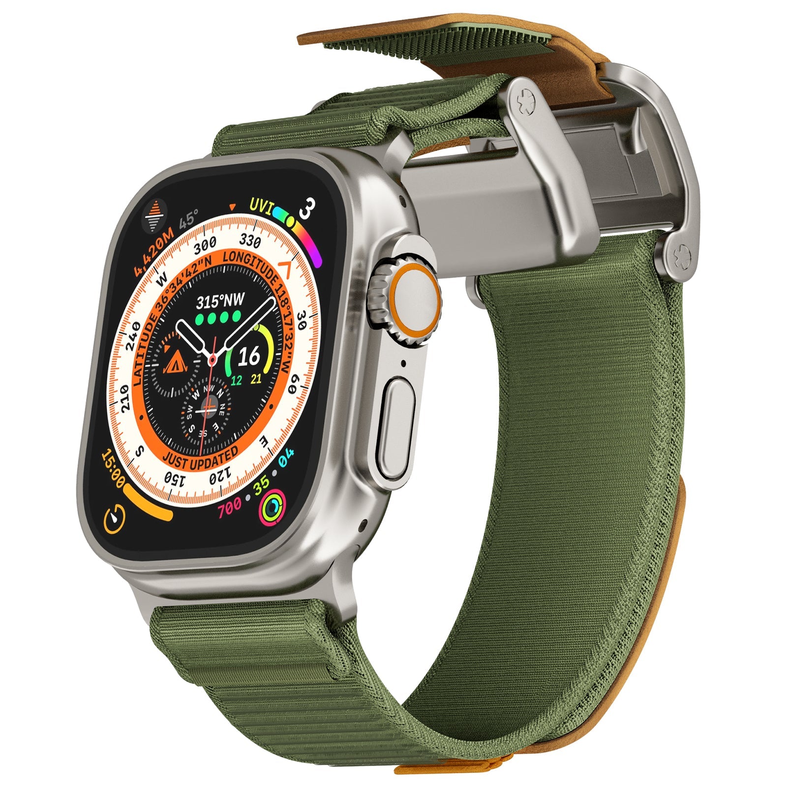Mag Buckle Nylon Band For Apple Watch