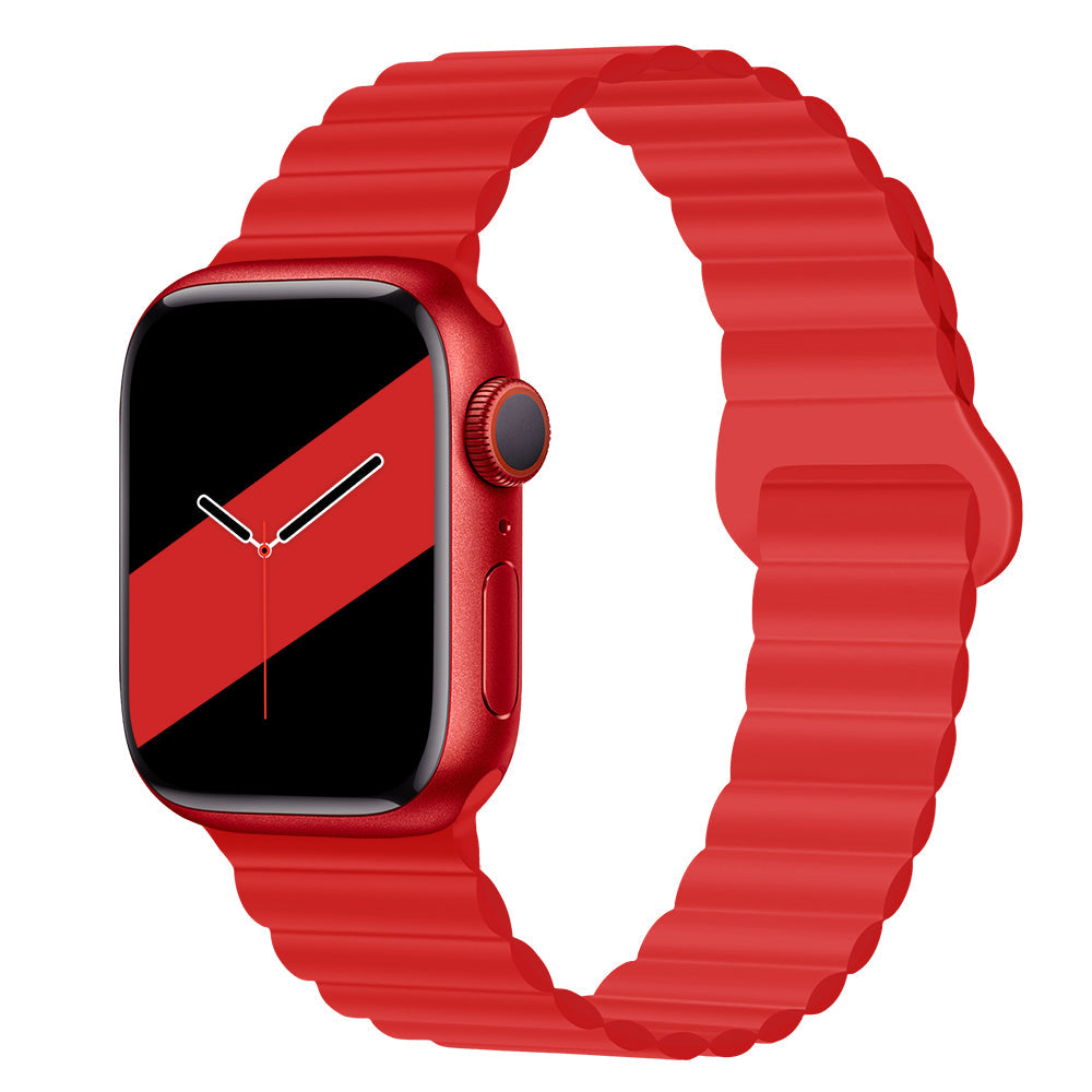 Magnetic silicone strap for Apple Watch