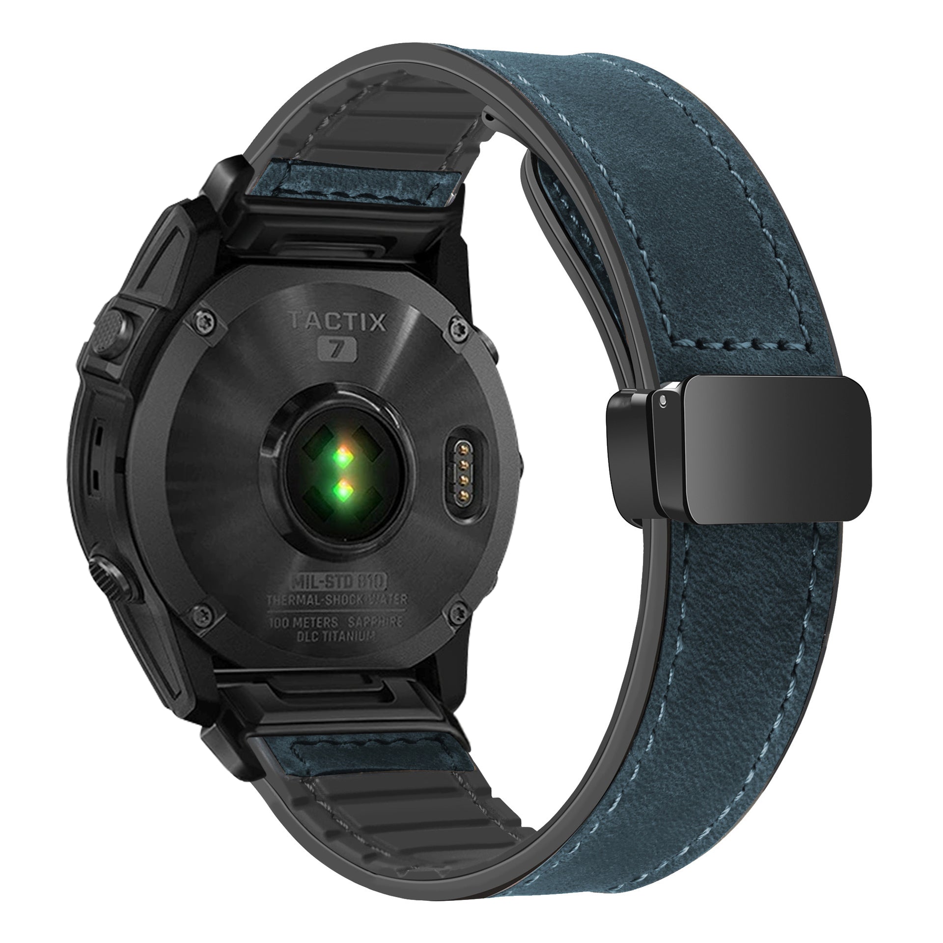 Silicone Magnetic Leather Strap For Garmin