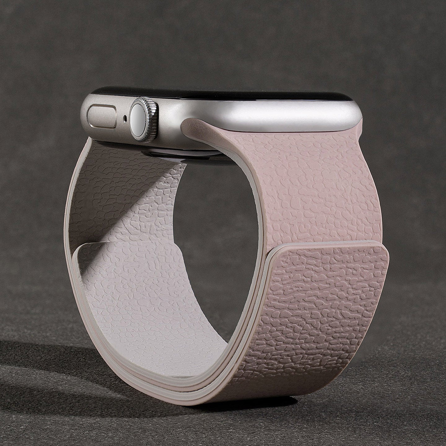 Texture Design-Magnetic Silicone Strap for Apple Watch