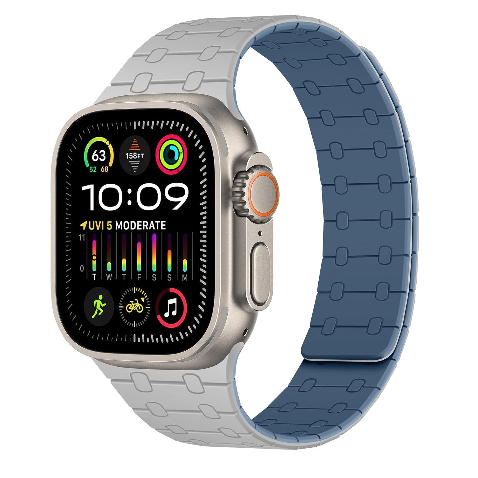 Magnetic Silicone Strap For Apple Watch