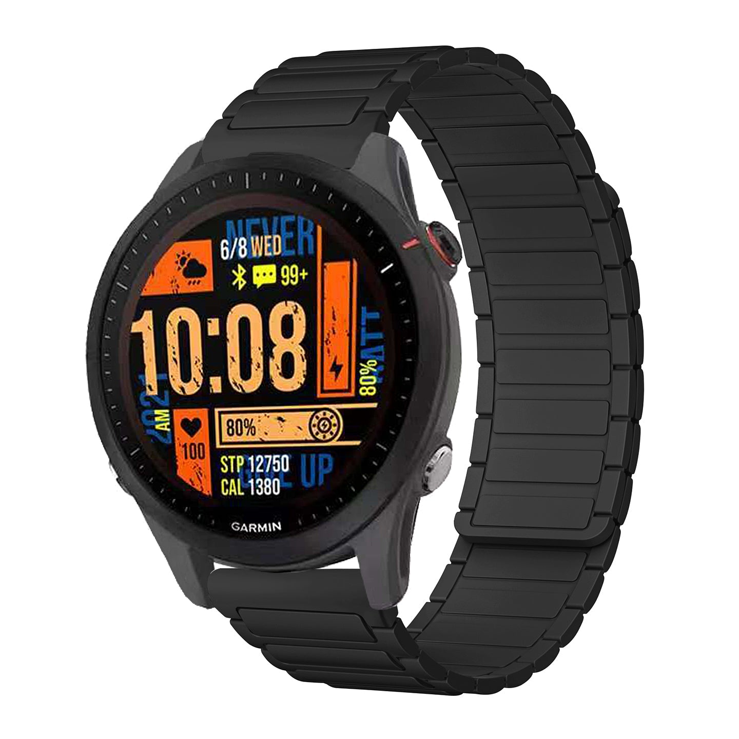 Silicone Magnetic Watch Band For Garmin Venu 3/Venu 2/Forerunner245/255s/255//265