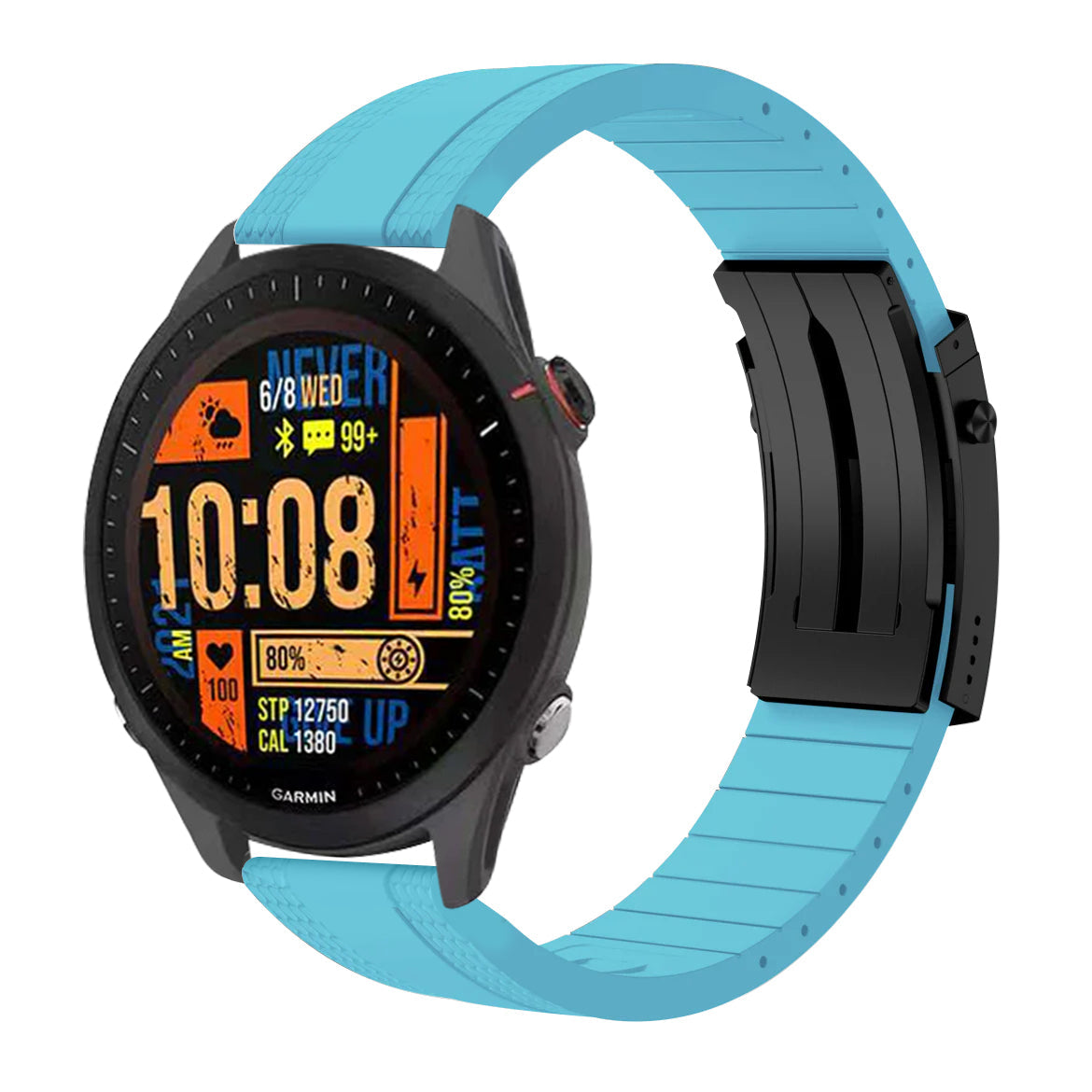 Fluororubber Luxe Band for Garmin Forerunner245/255s/Venu/Venu2