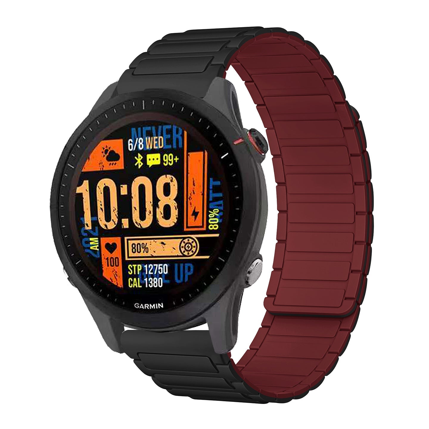 Silicone Magnetic Watch Band For Garmin Venu 3/Venu 2/Forerunner245/255s/255//265