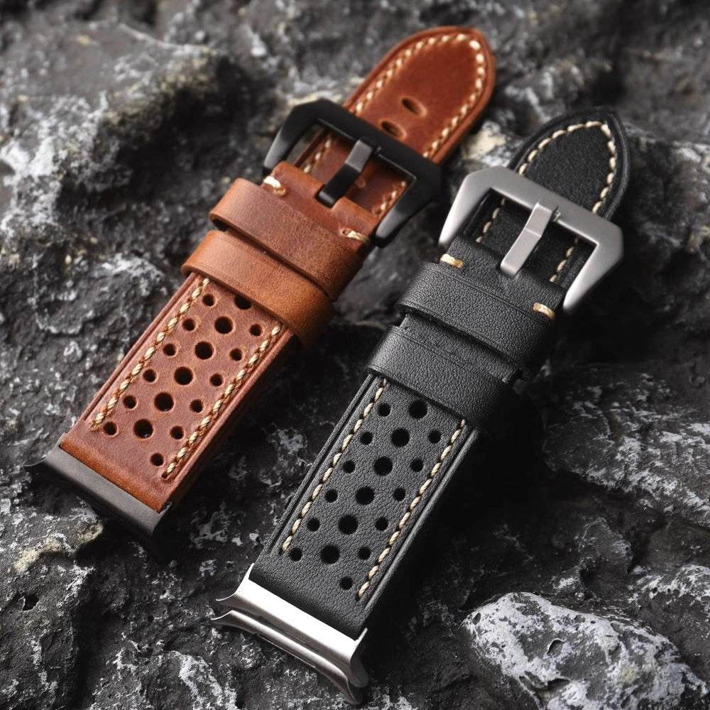 Vintage Racing Watch Band For Samsung Galaxy Watch Ultra/ Galaxy Watch 8 Classic
