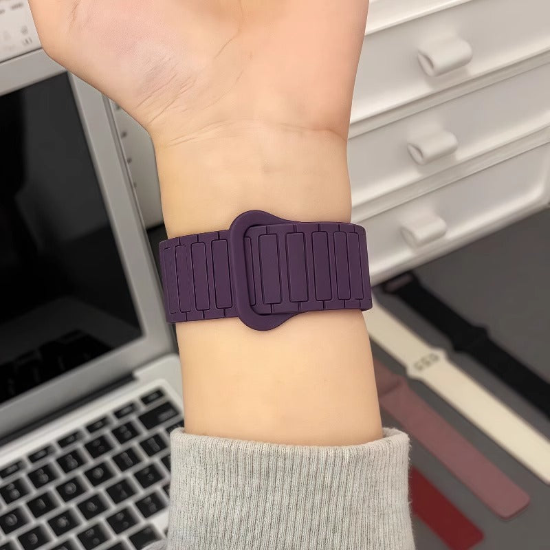Magnetic Silicone Strap For Apple Watch