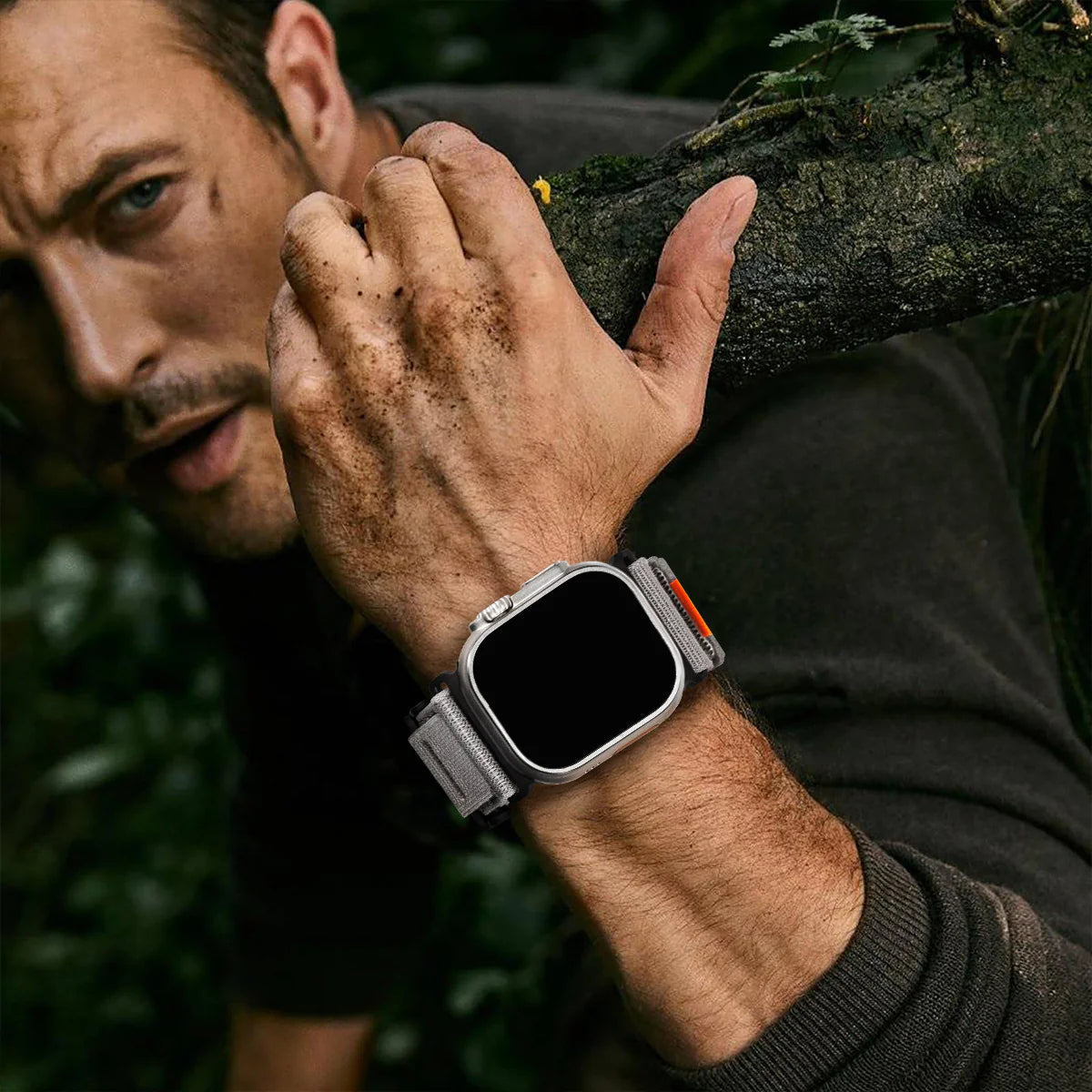 Nylon Magnetic Buckle Band For Apple Watch