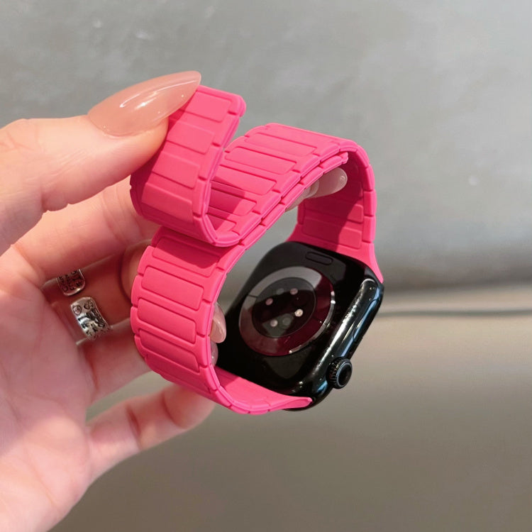 Silicone magnetic loop watch band For Apple Watch