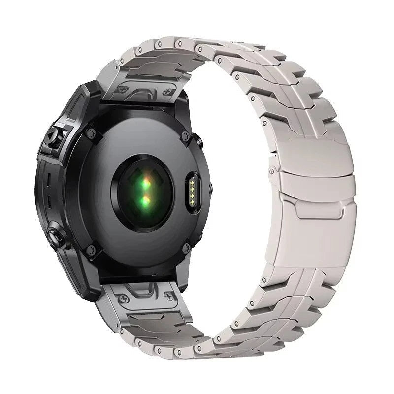 Titanium Watch Band For Garmin Fenix 8 7 7X 6 6X