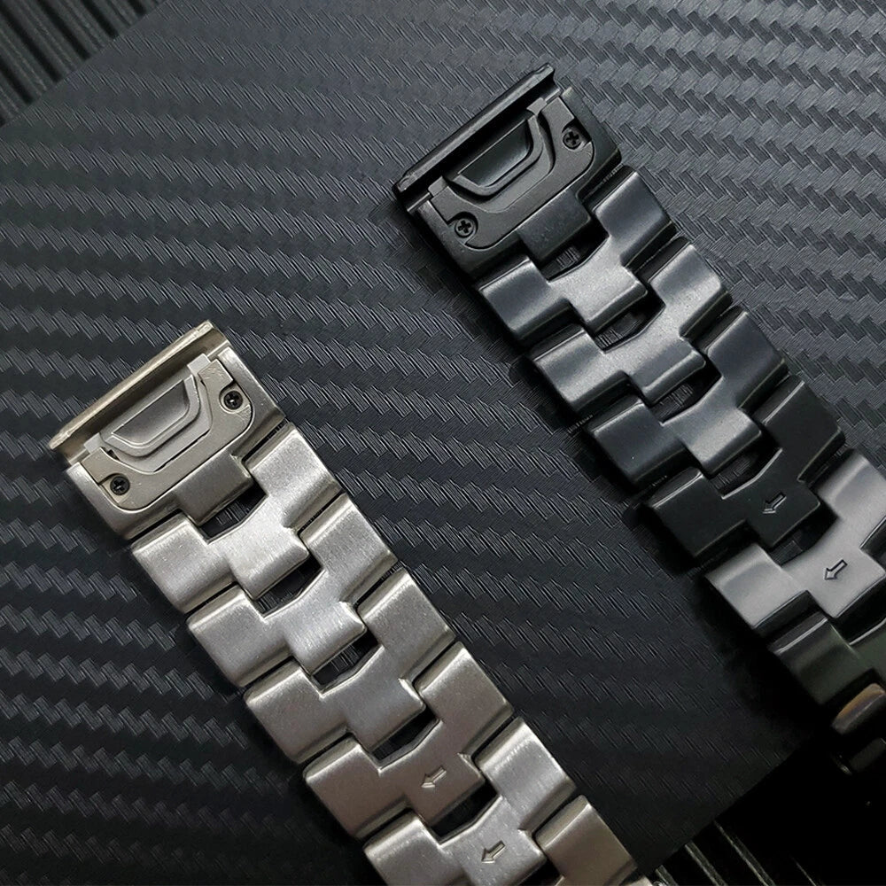 Luxe Titanium Band For Garmin
