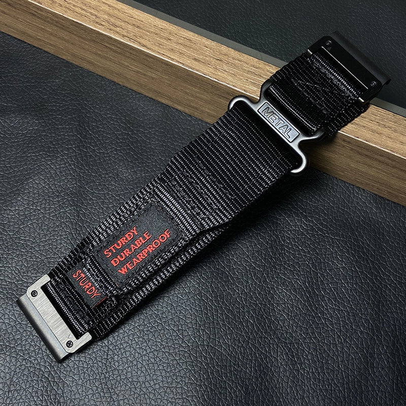 Nylon Canvas Loop Velcro Strap For Garmin