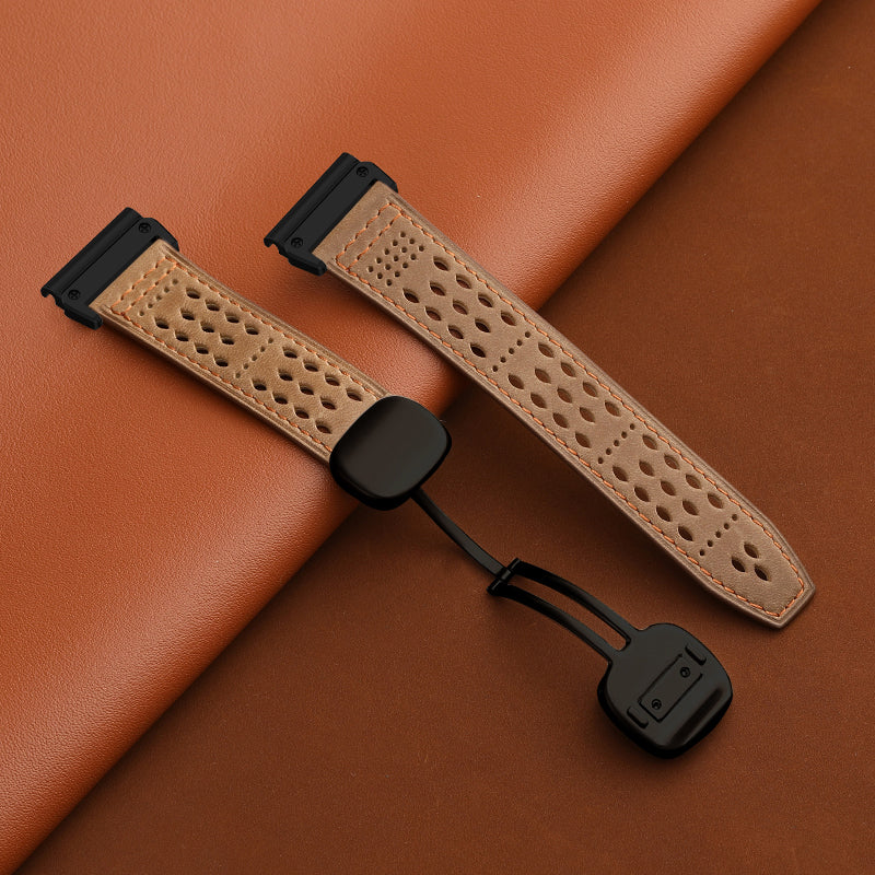 Breathable Leather Strap For Garmin