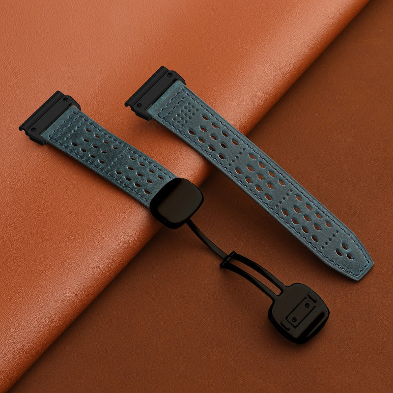Breathable Leather Strap For Garmin