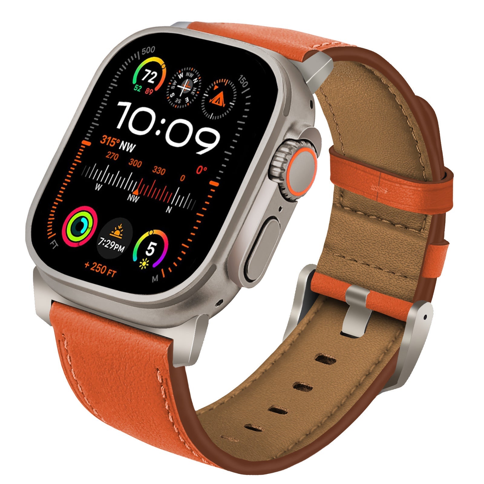 Silk Leather Strap For Apple watch