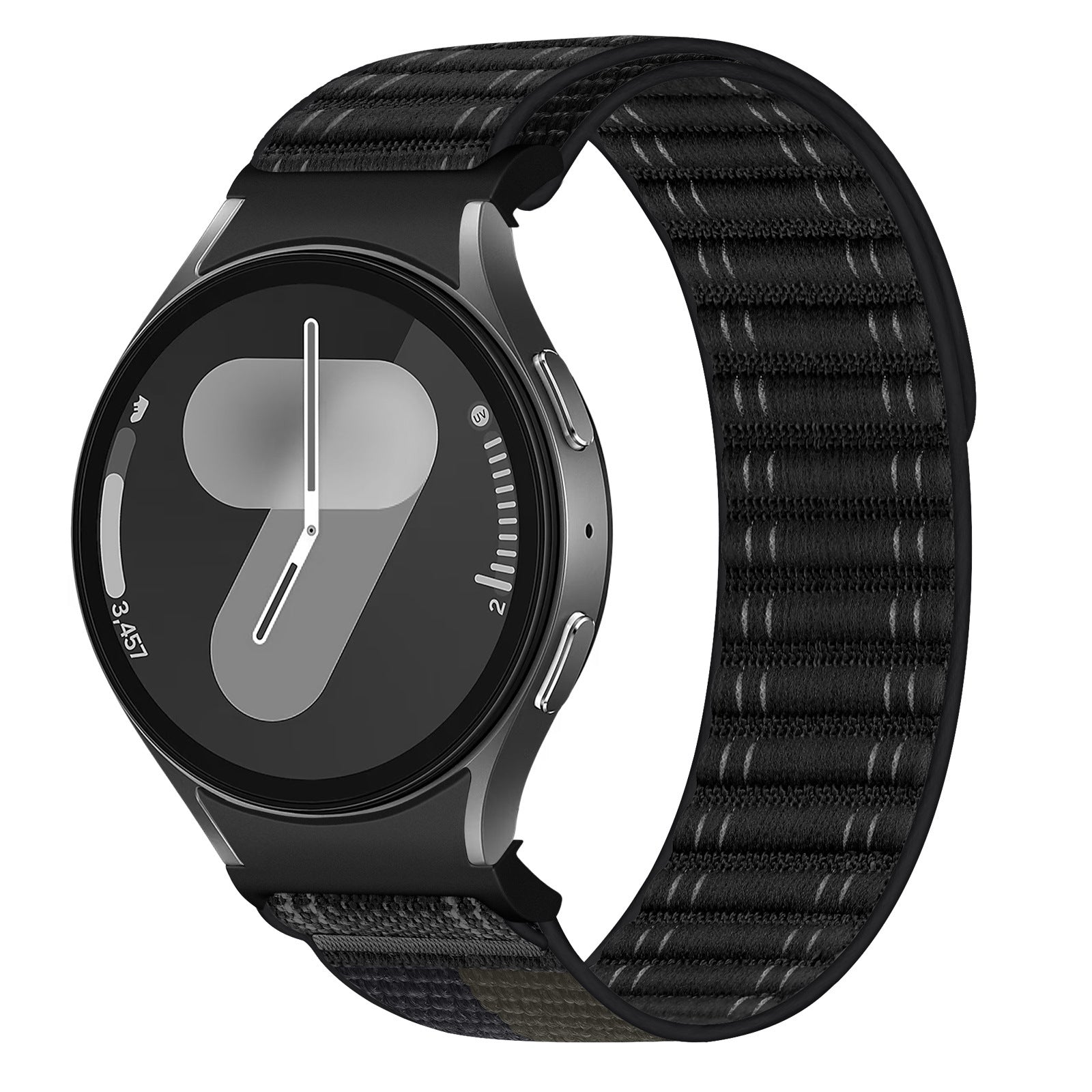 Wave Pattern Nylon Strap For Samsung Galaxy Watch Ultra /7/6/5/5 Pro/4/4Classic
