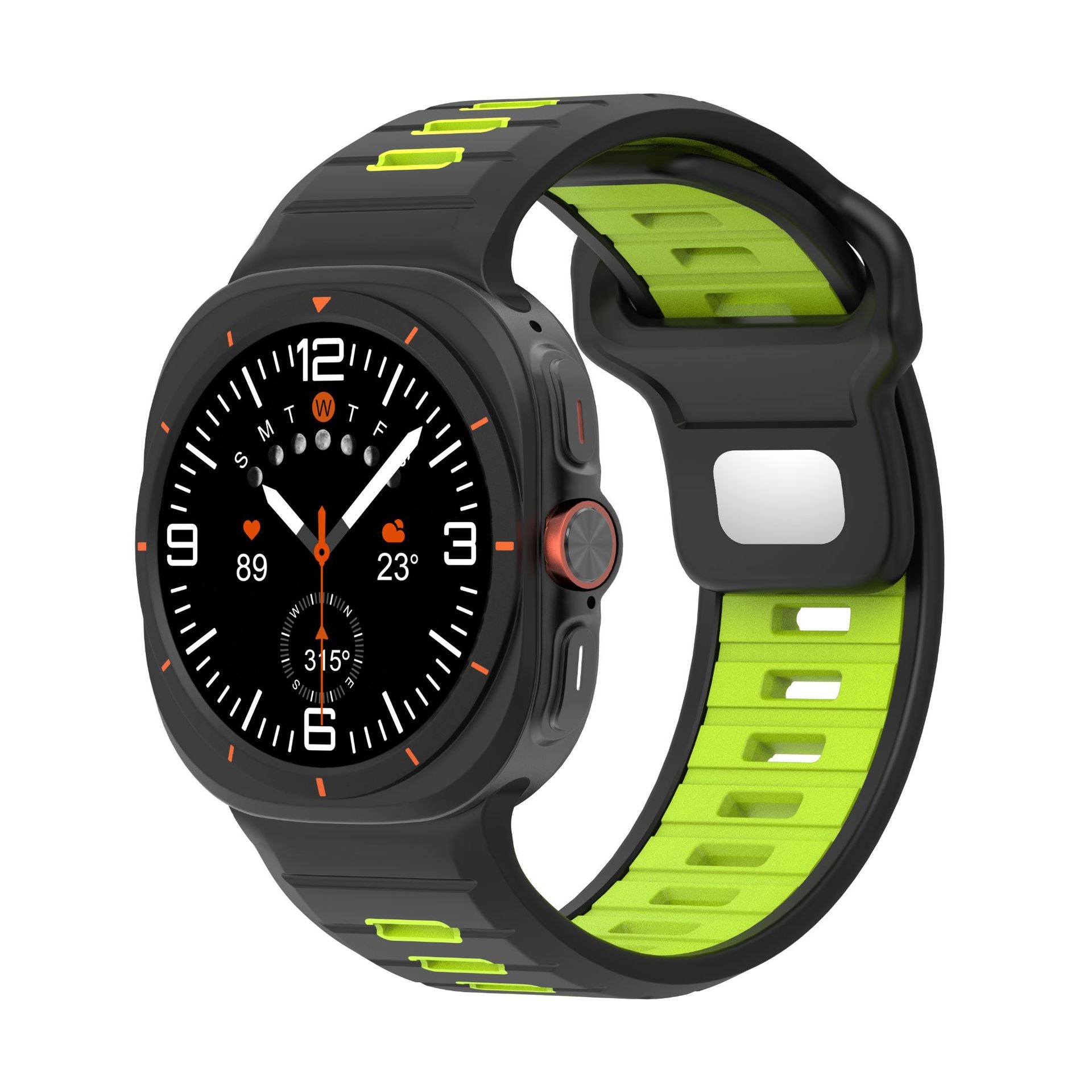 Silicone Sport Wrist Band Strap for Samsung Galaxy Galaxy Watch Ultra 47mm