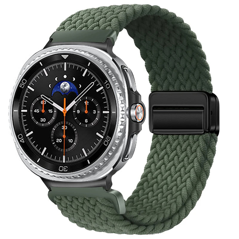 Magnetic buckle strap for Samsung Galaxy Watch Ultra/ Classic 4 /5 /Pro/6 / 7/8 Classic