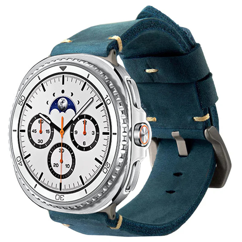 Vintage Leather Band For Samsung Galaxy Watch 8 Classic/Samsung Watch Ultra/ 8 /7/6 /5 Pro/5/4