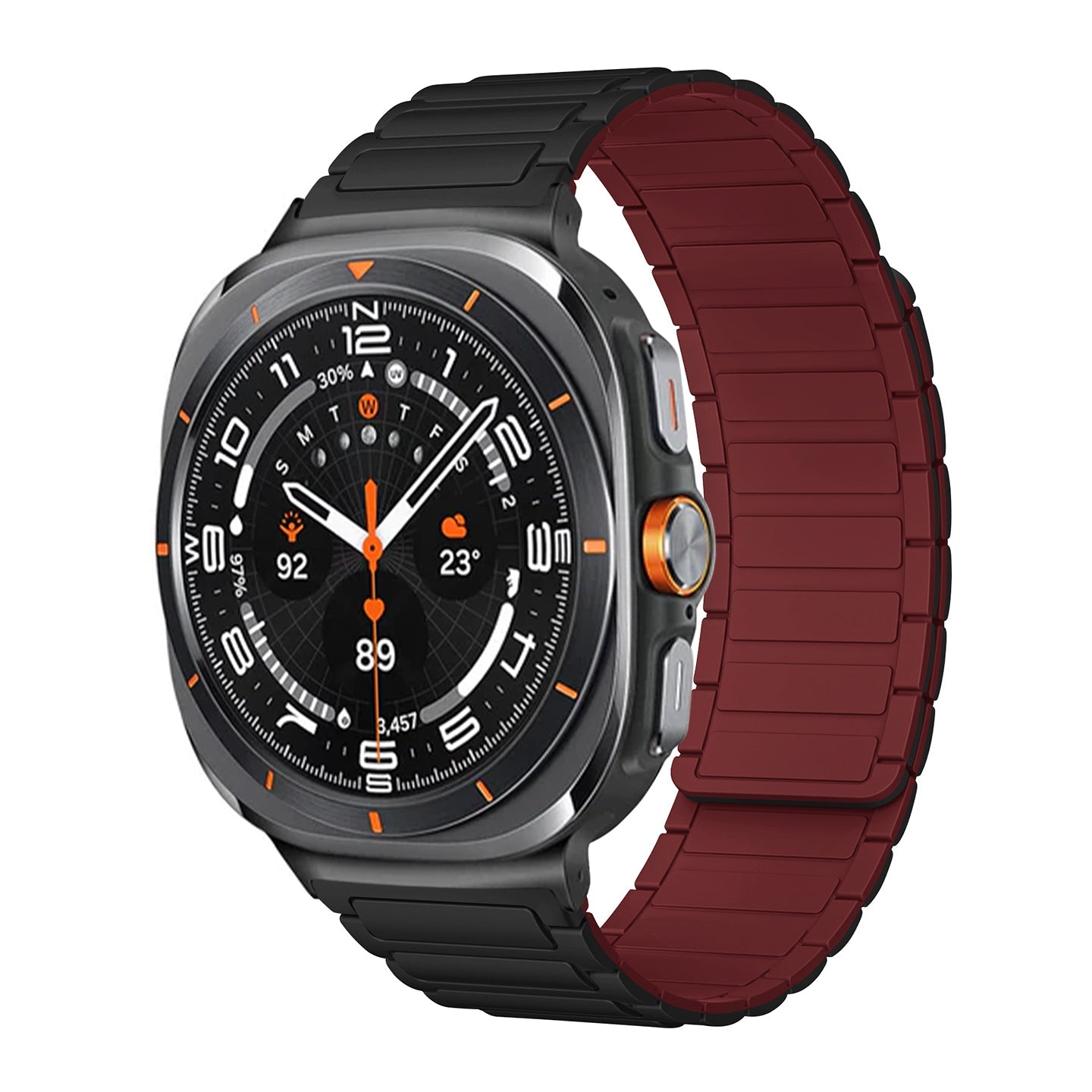 Sports Silicone Magnetic Band For Samsung Galaxy Watch/ Ultra/7/6/5/4