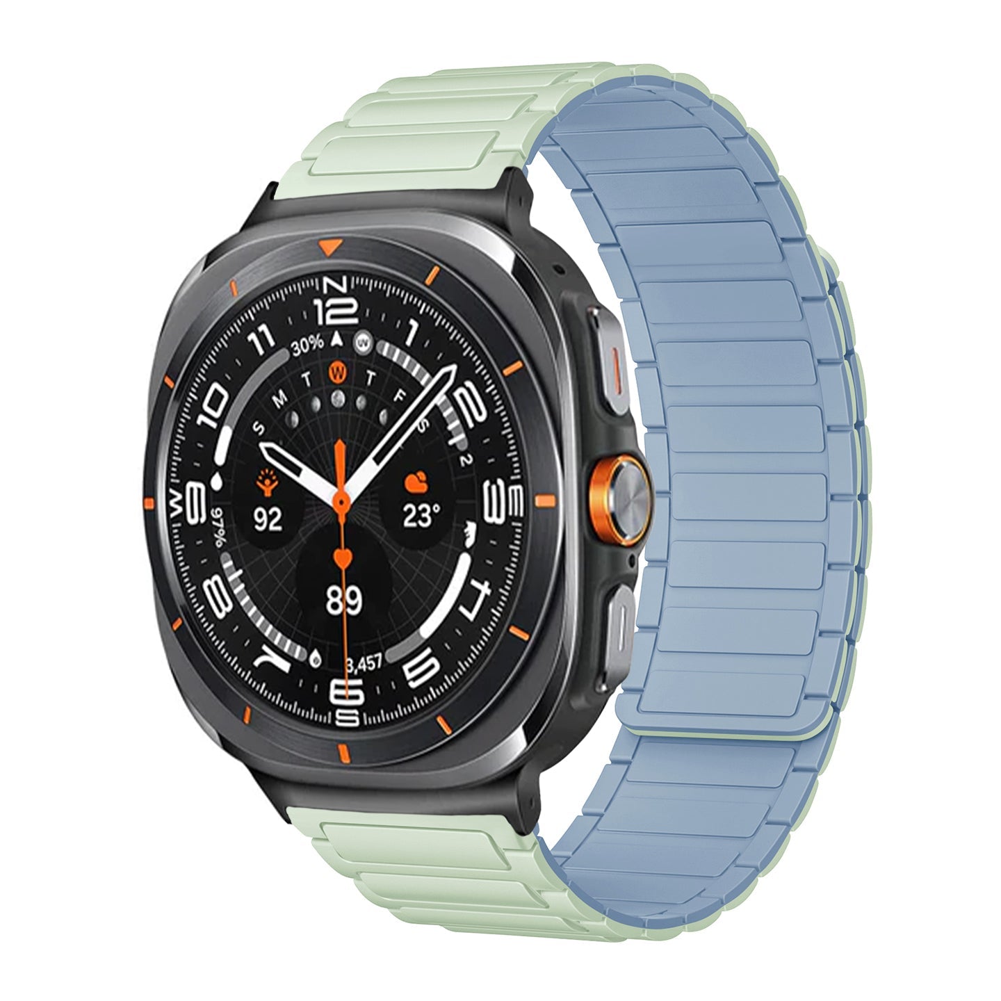 Sports Silicone Magnetic Band For Samsung Galaxy Watch/ Ultra/7/6/5/4