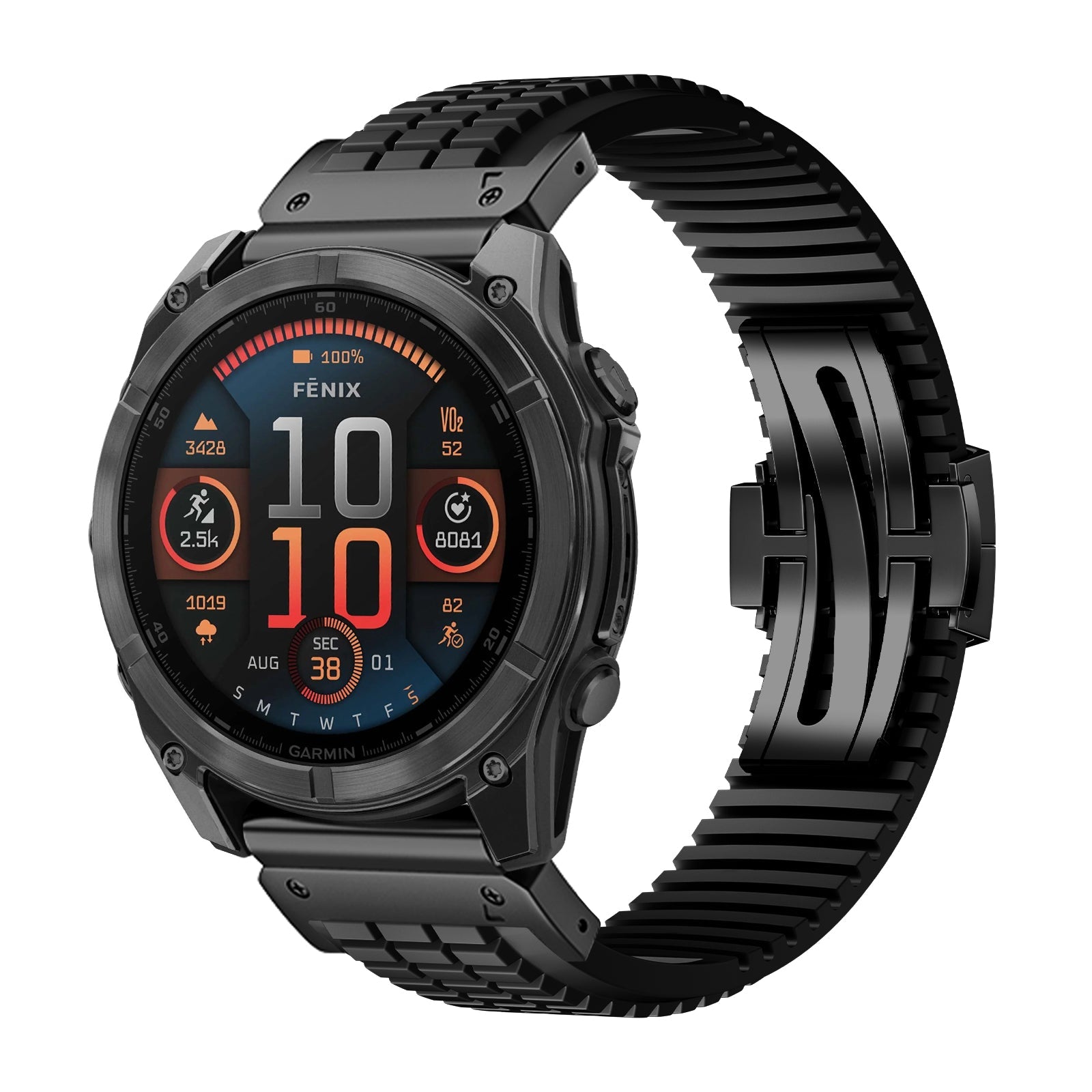 Cross-Country Fluororubber Strap Upgraded Version For Garmin