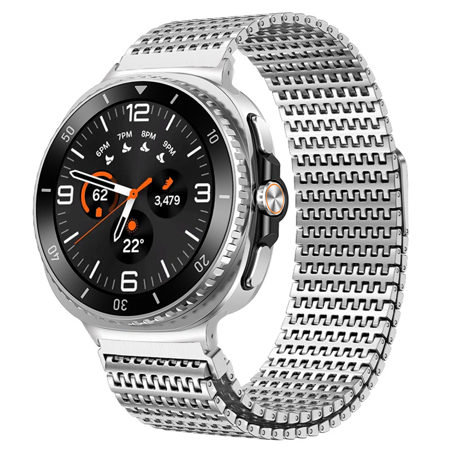 Designer Domino Stainless Steel Magnet Band ForGalaxy Watch Ultra/ Watch 8 / 8 Classic