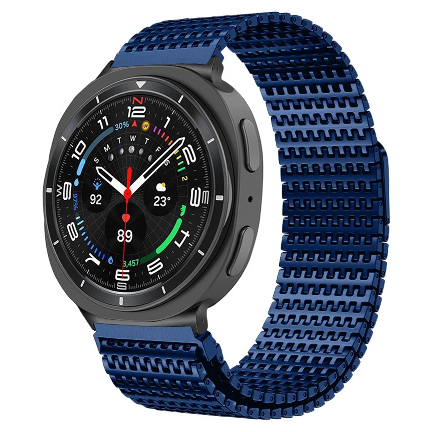 Designer Domino Stainless Steel Magnet Band ForGalaxy Watch Ultra/ Watch 8 / 8 Classic