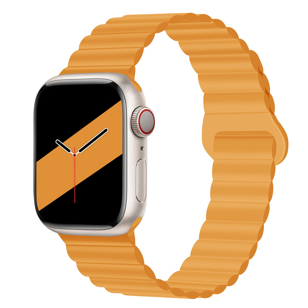 Magnetic silicone strap for Apple Watch
