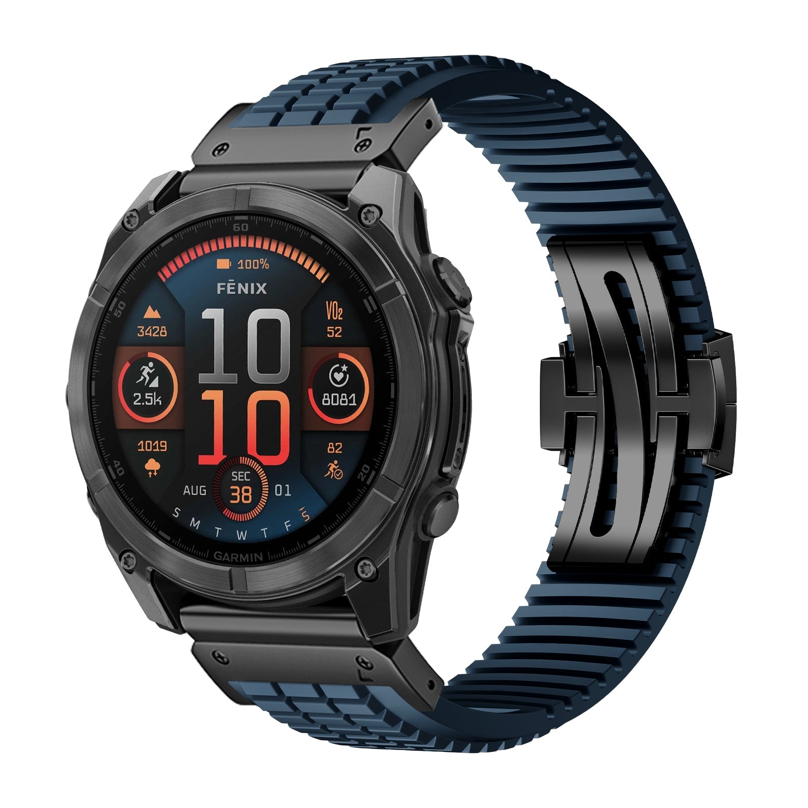 Cross-Country Fluororubber Strap Upgraded Version For Garmin